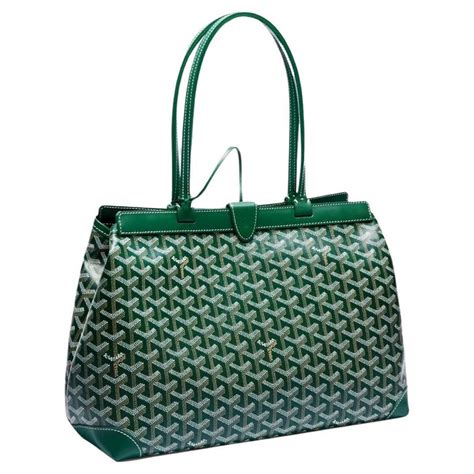 goyard bellechasse green|bellechasse biaude pm bag.